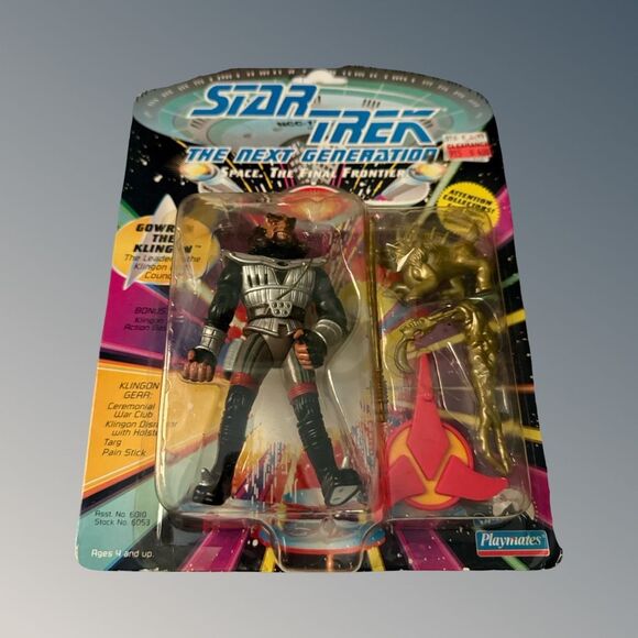 92 Playmates Star Trek (Next Gen) Picrard Data Gowren, Ferengi GuinaTori Figures - Picture 1 of 16